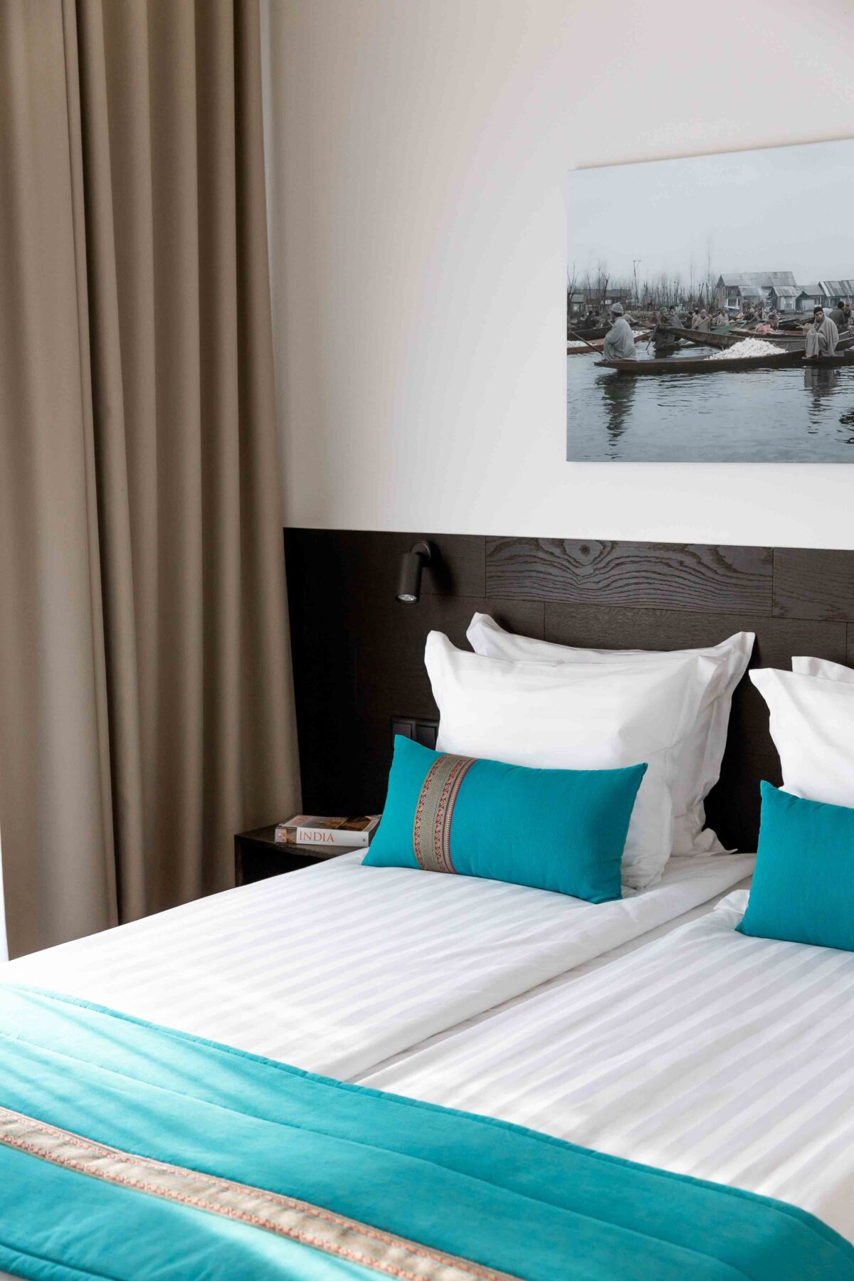 OHH tuba India majutus Haapsalus magamistuba ja voodi